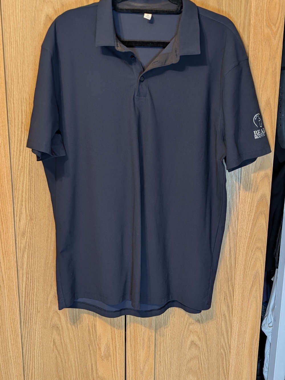 lululemon athletica Men's Navy Performance Polo From Bear Mountain